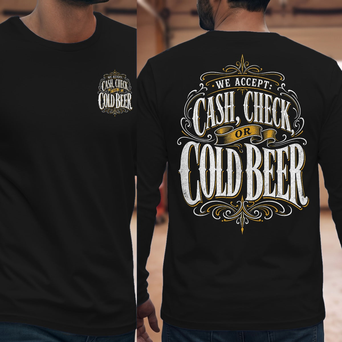 Black | Front & Back