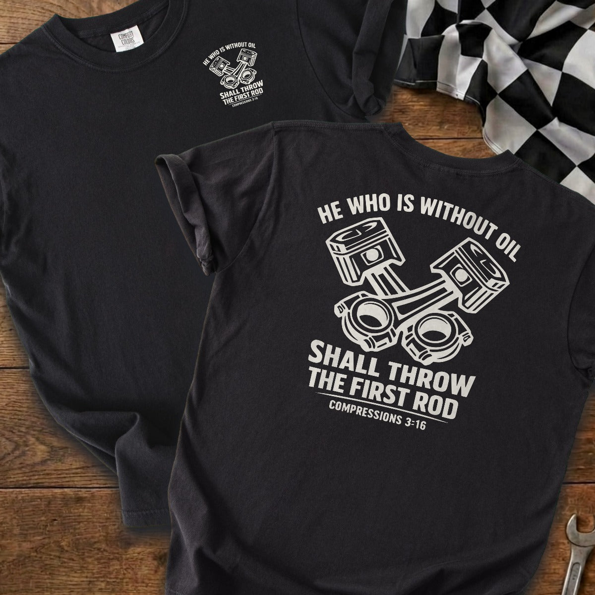 Black | Left Chest + Back