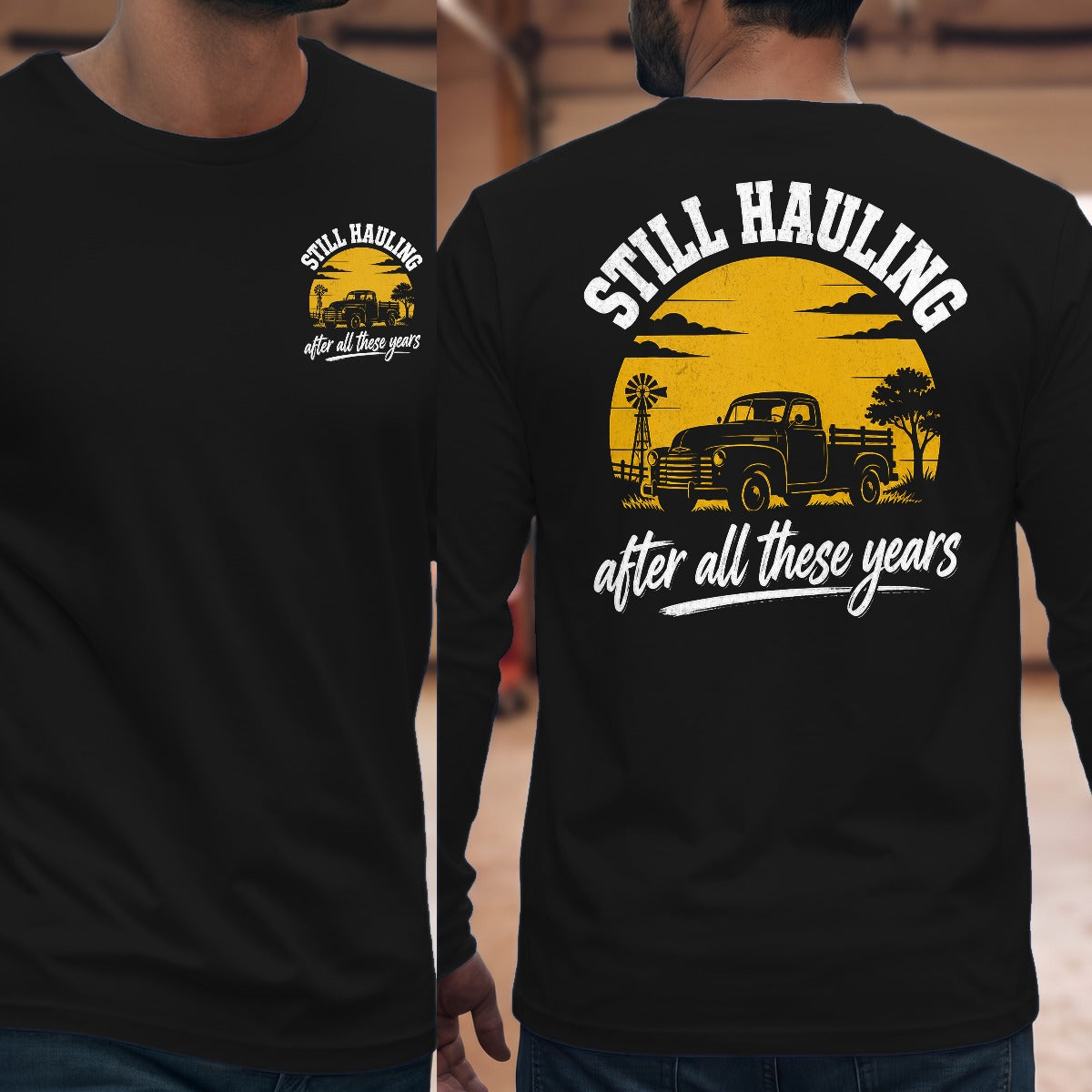 Black | Front & Back