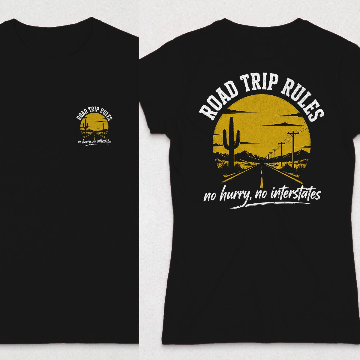 Black | Front & Back