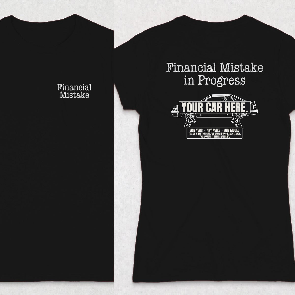 Black | Left Chest + Back