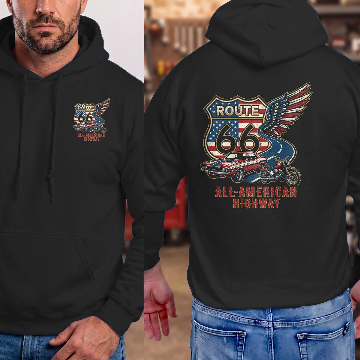 Black | Front & Back