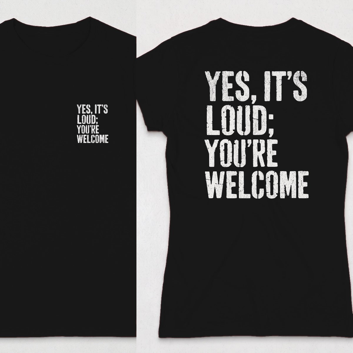 Black | Front & Back