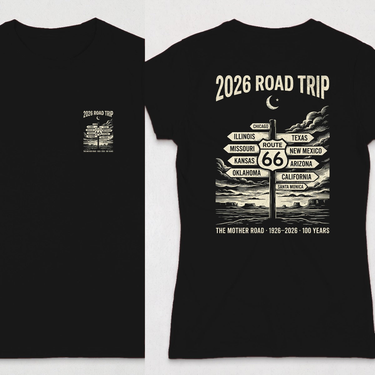 Black | Front & Back