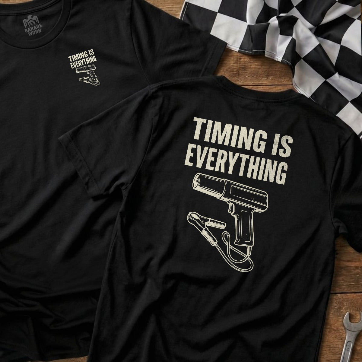 Black | Left Chest + Back