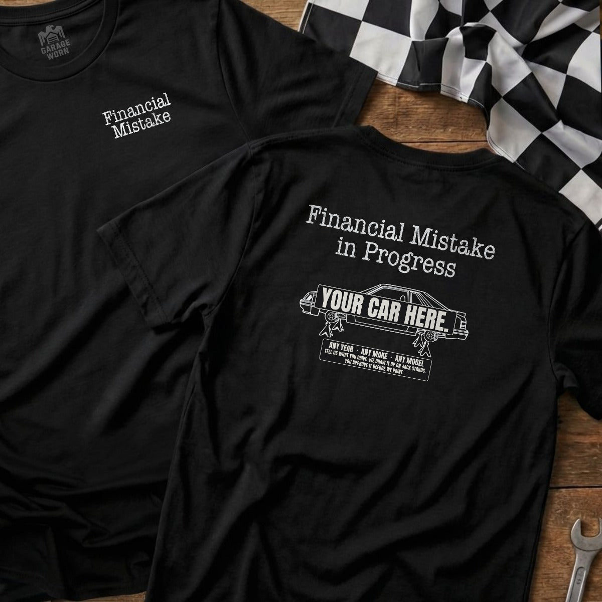 Black | Left Chest + Back