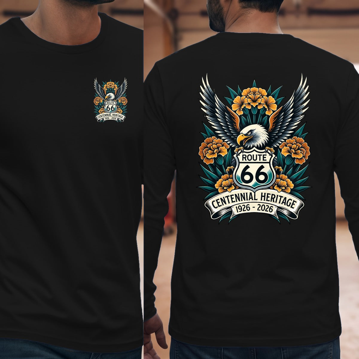 Black | Left Chest + Back