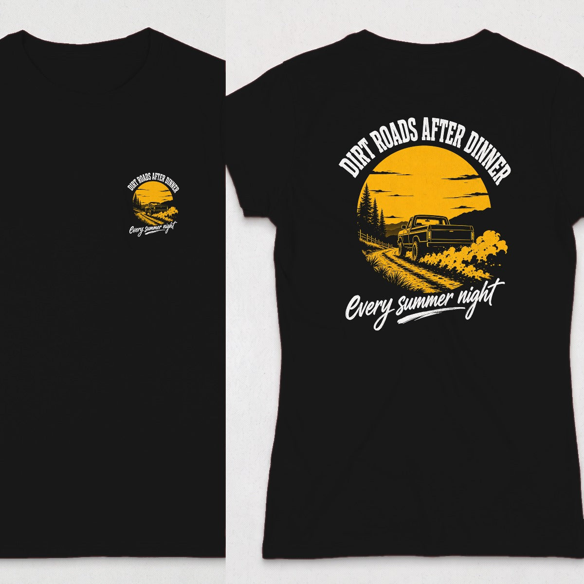 Black | Front & Back