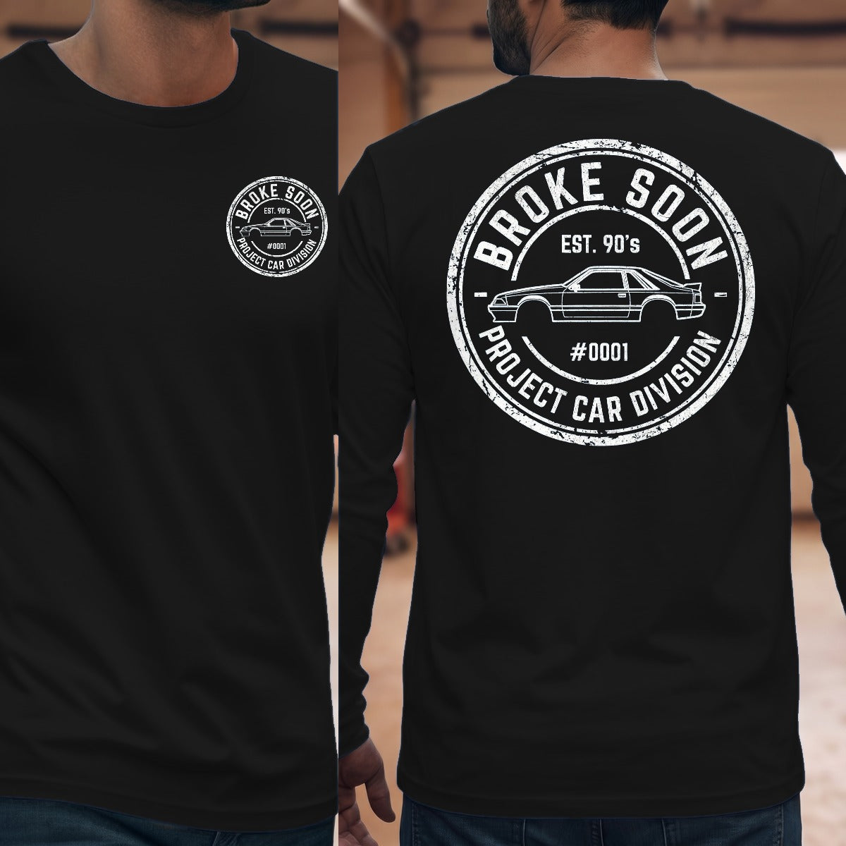 Black | Front & Back