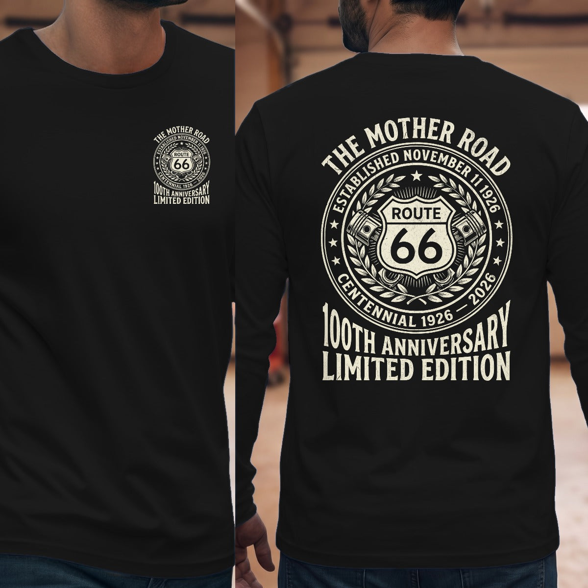 Black | Left Chest + Back