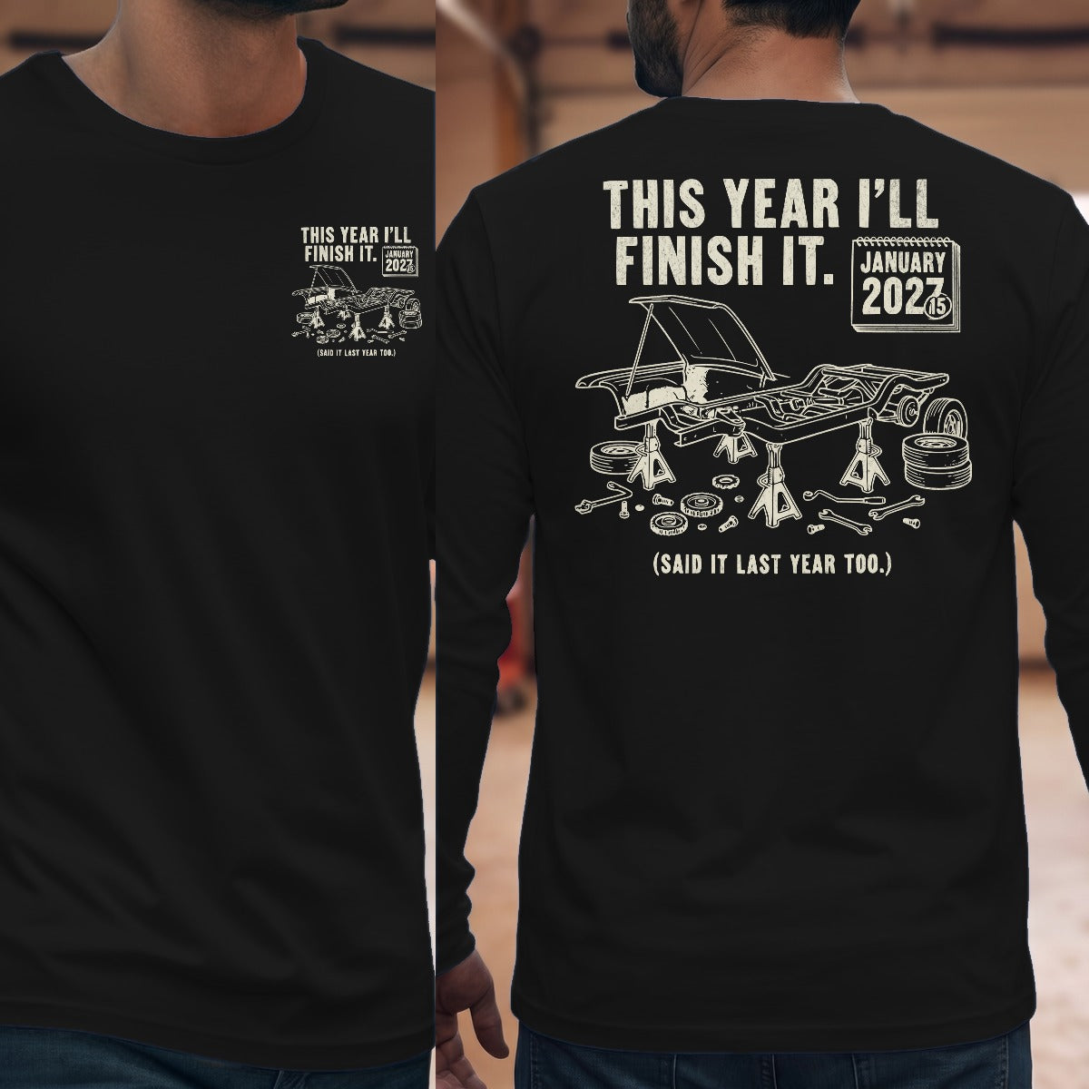 Black | Front & Back
