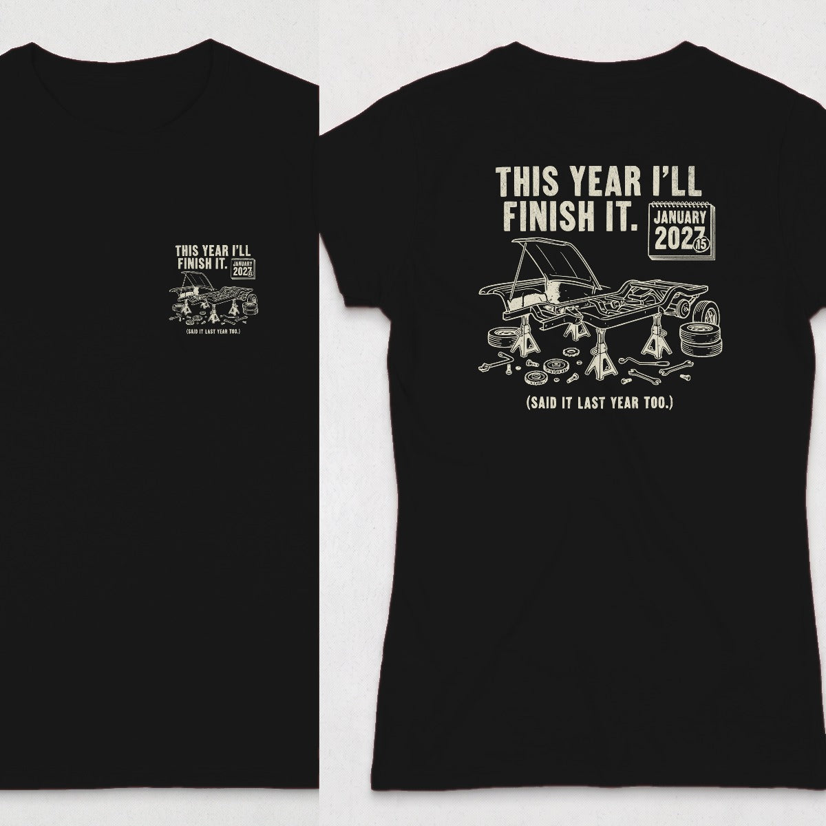 Black | Front & Back
