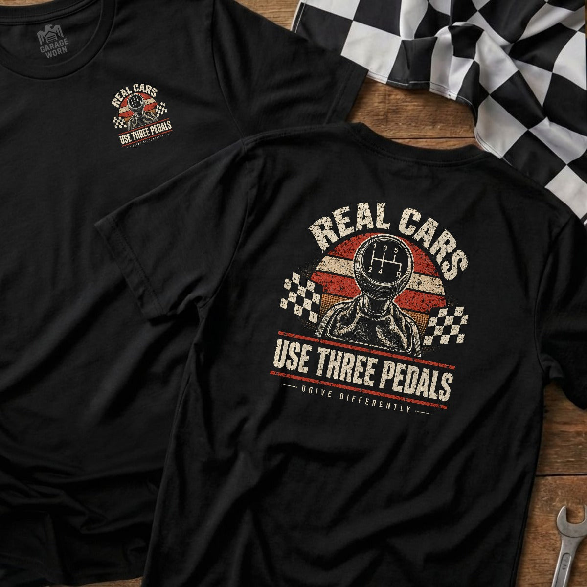 Black | Left Chest + Back