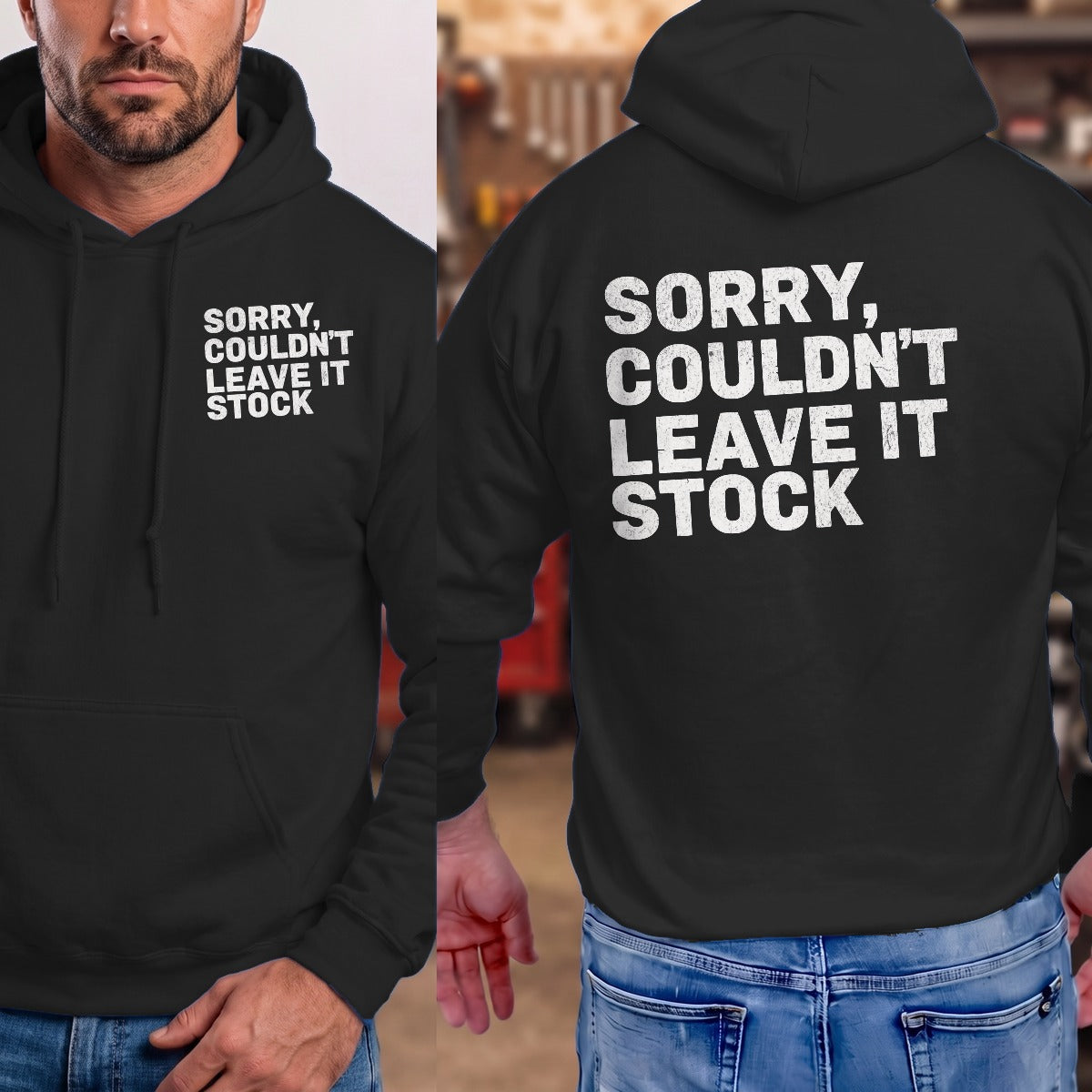 Black | Left Chest + Back