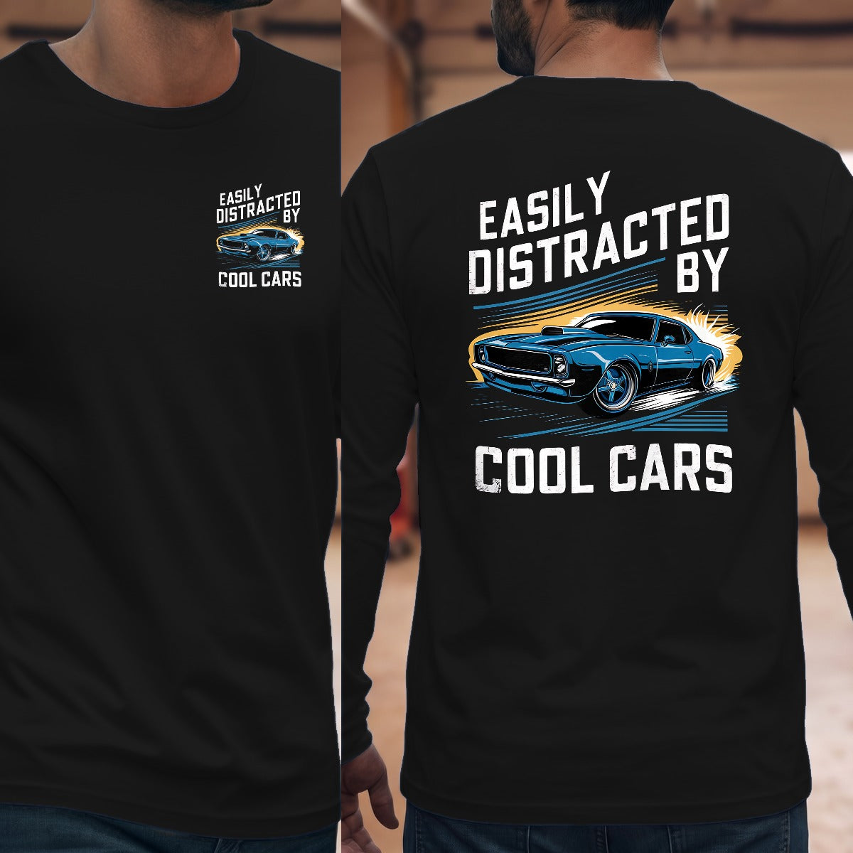 Black | Left Chest + Back