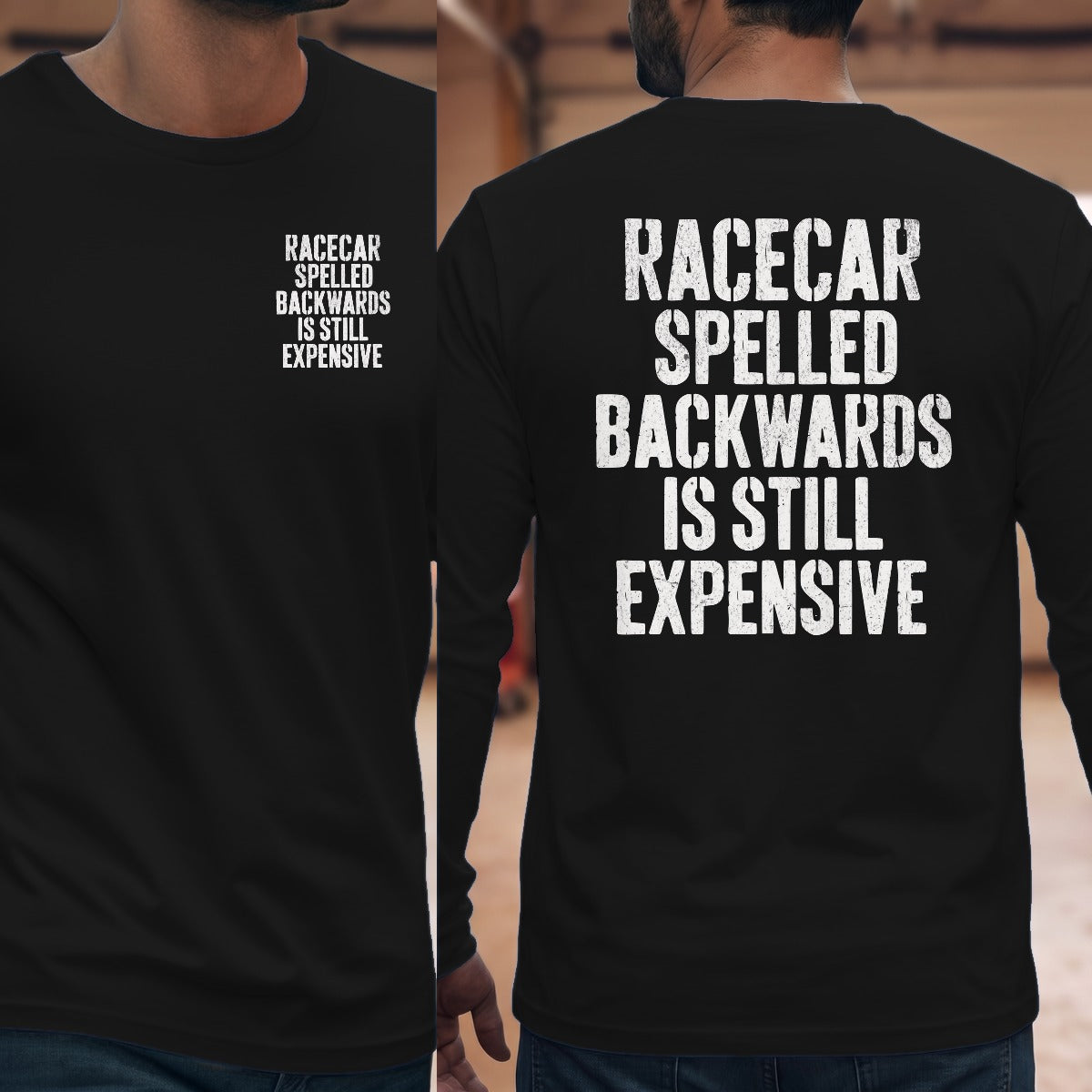 Black | Left Chest + Back