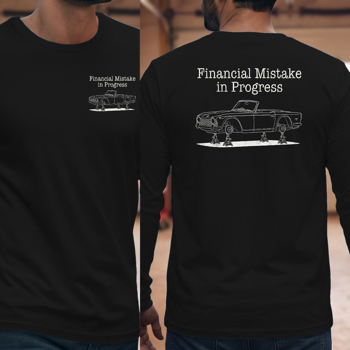 Black | Left Chest + Back
