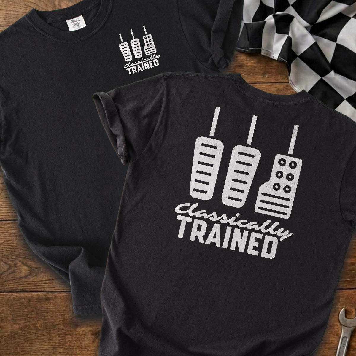 Black | Left Chest + Back