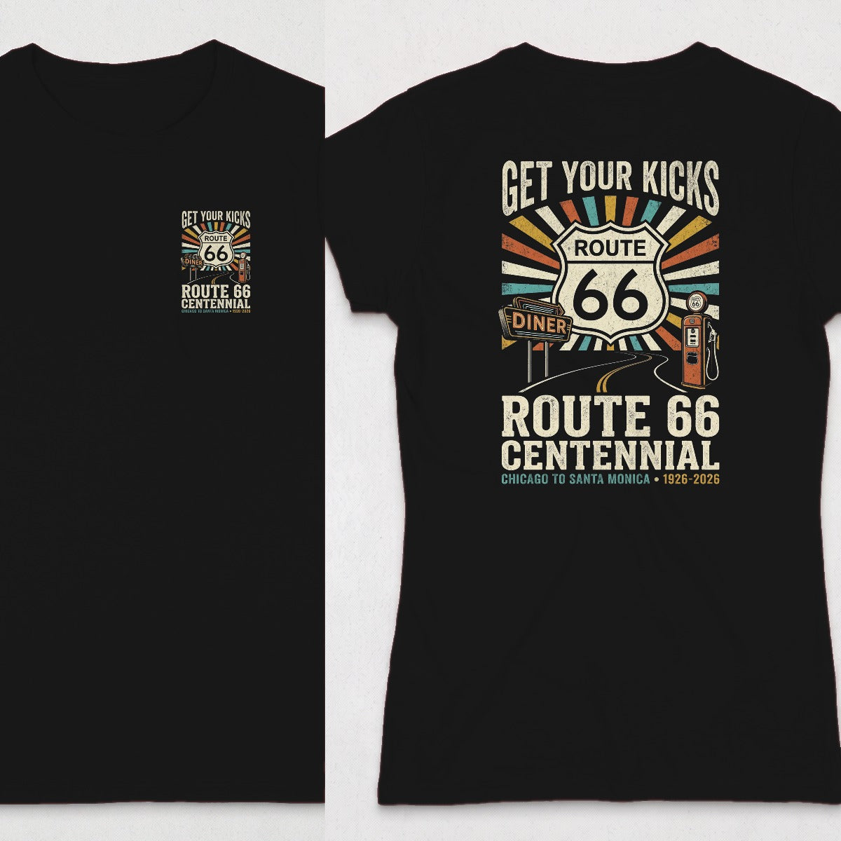Black | Left Chest + Back