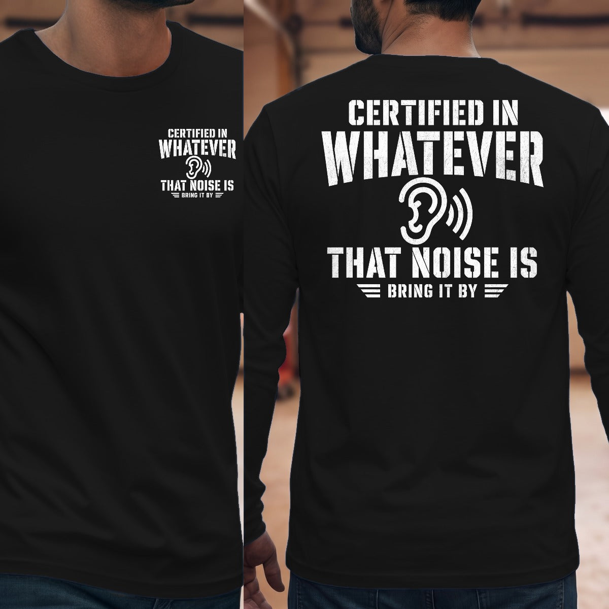 Black | Front & Back