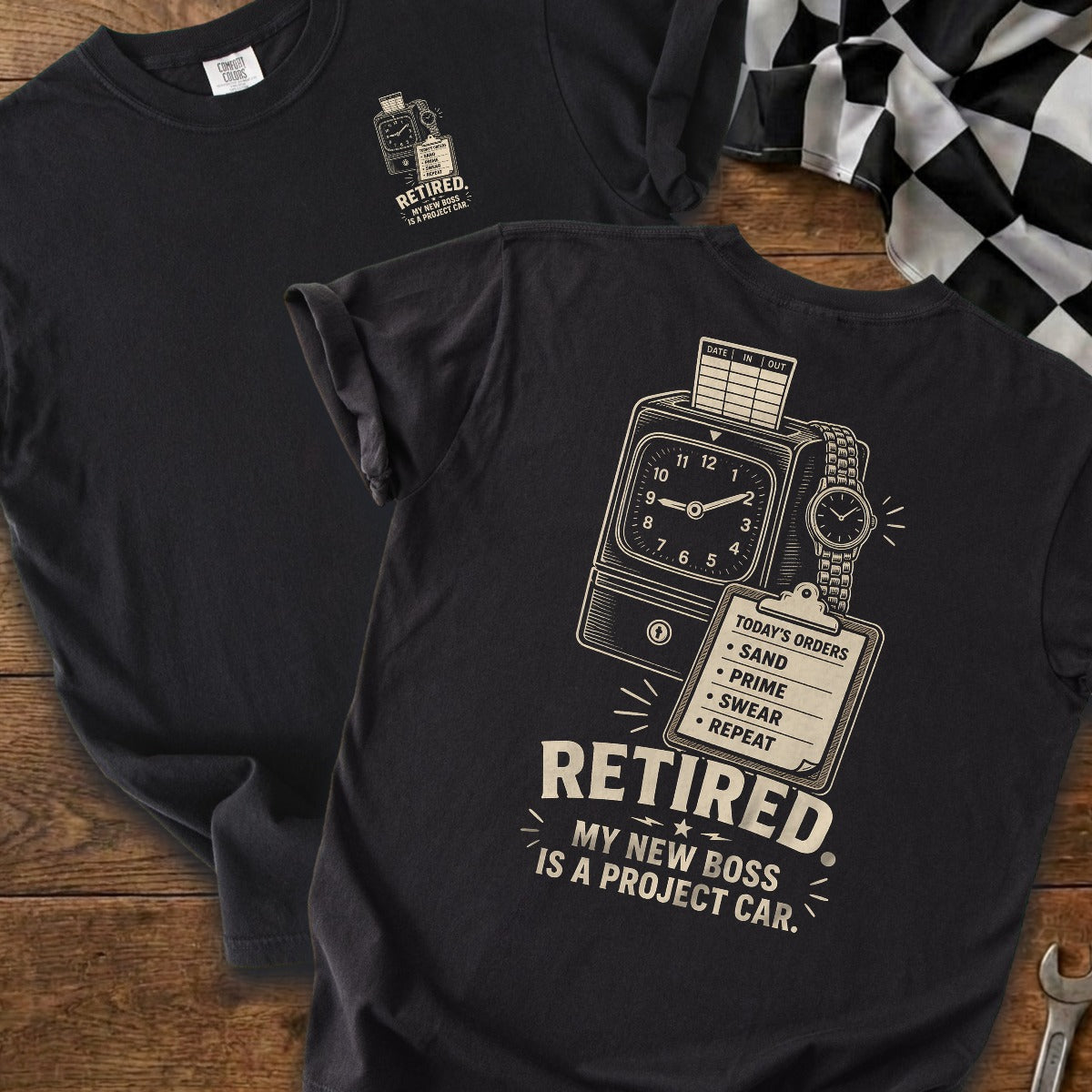 Black | Front & Back