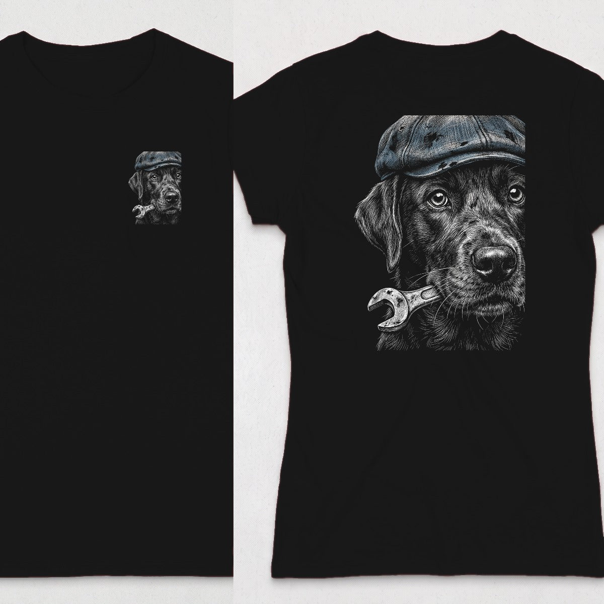 Black | Left Chest + Back