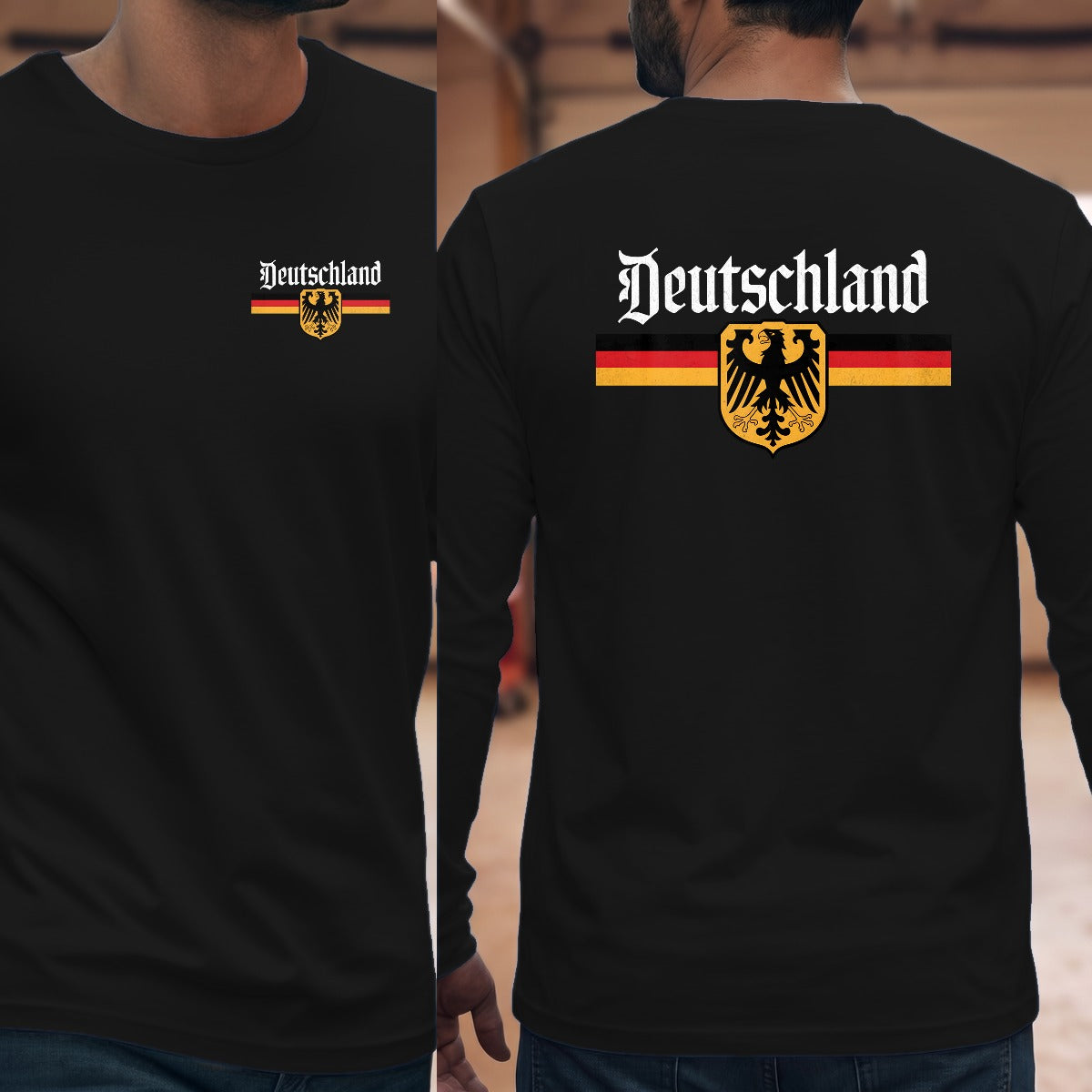 Black | Left Chest + Back