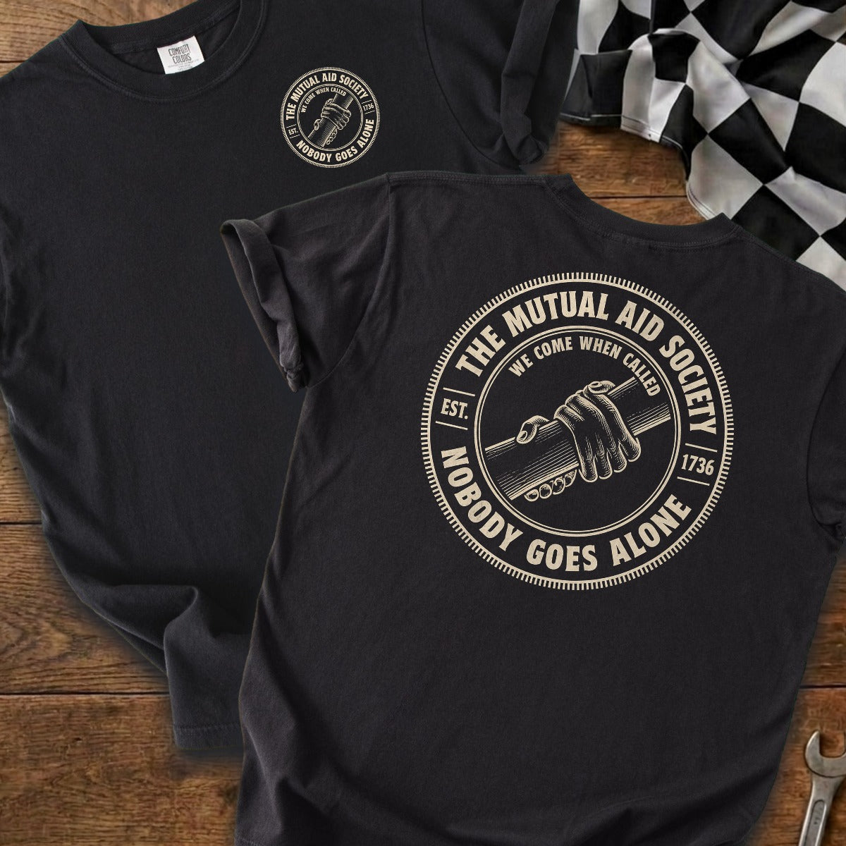 Black | Front & Back