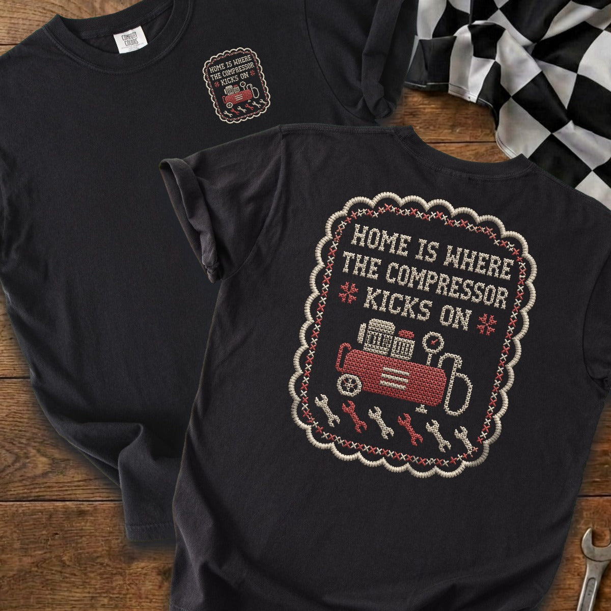 Black | Front & Back