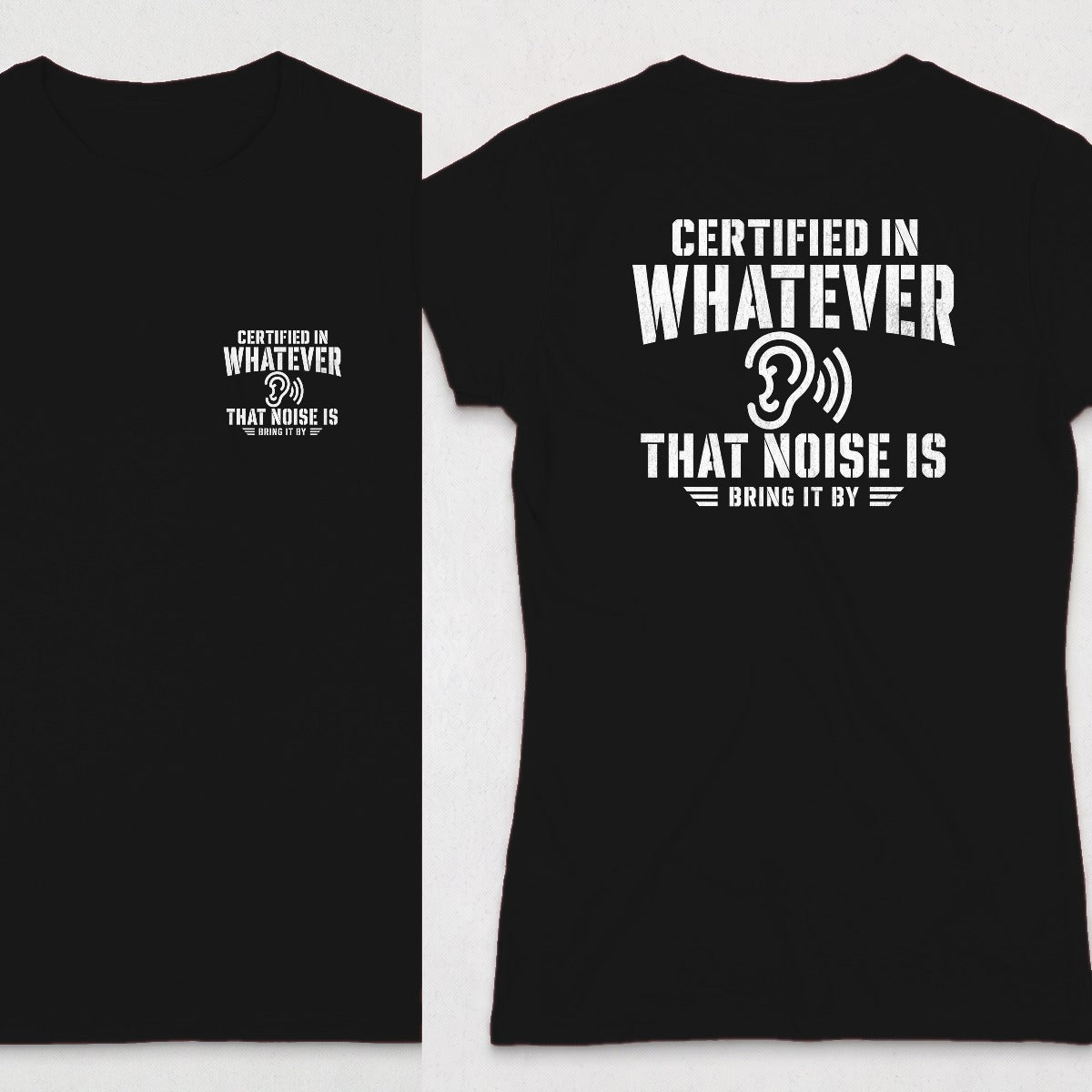 Black | Front & Back