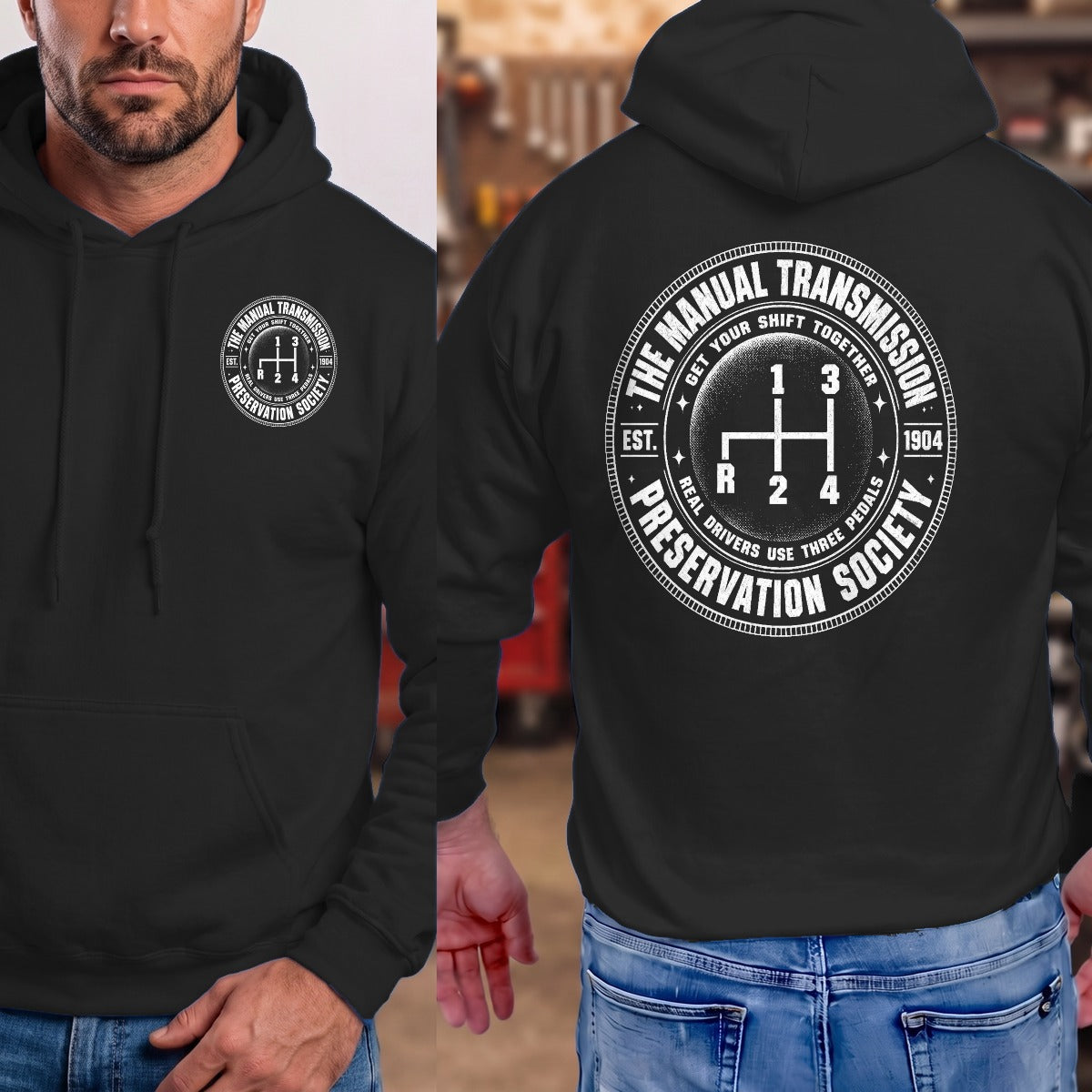 Black | Front & Back