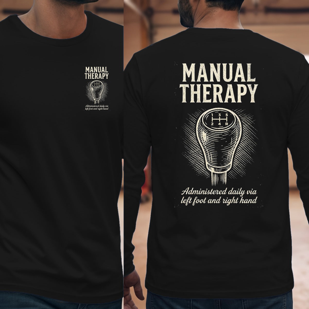 Black | Left Chest + Back