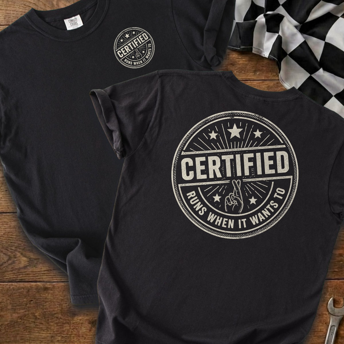 Black | Front & Back
