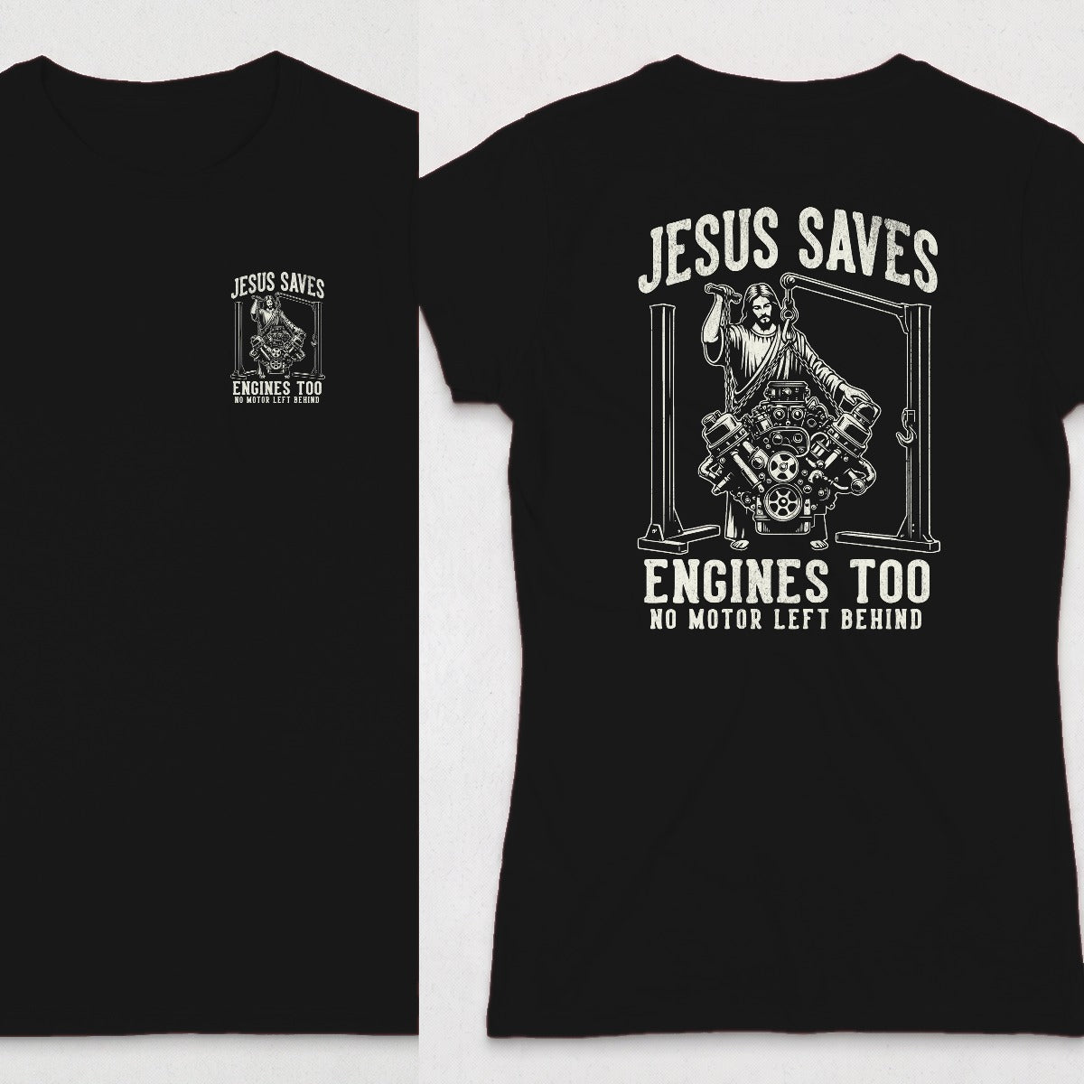 Black | Left Chest + Back