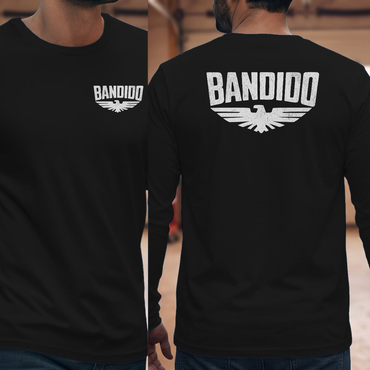 Black | Left Chest + Back