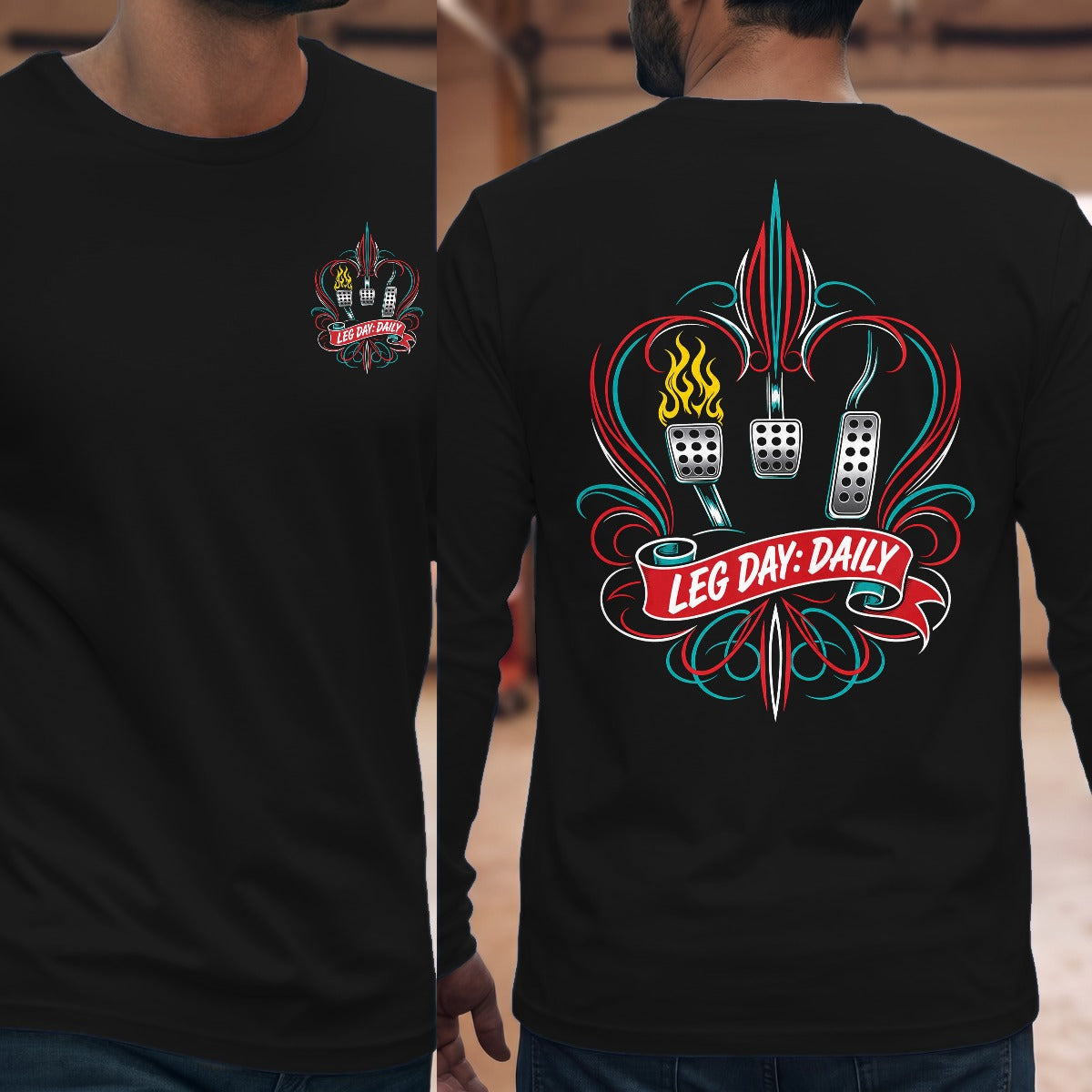 Black | Front & Back
