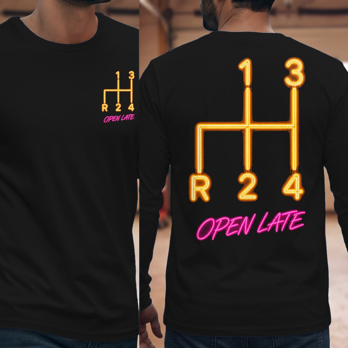 Black | Front & Back