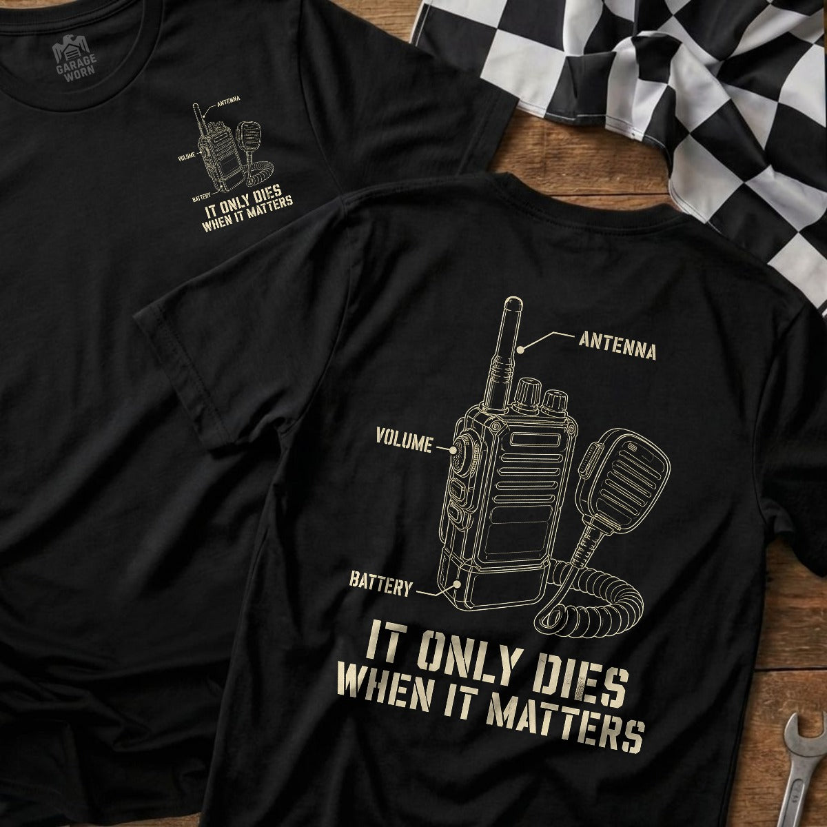 Black | Front & Back