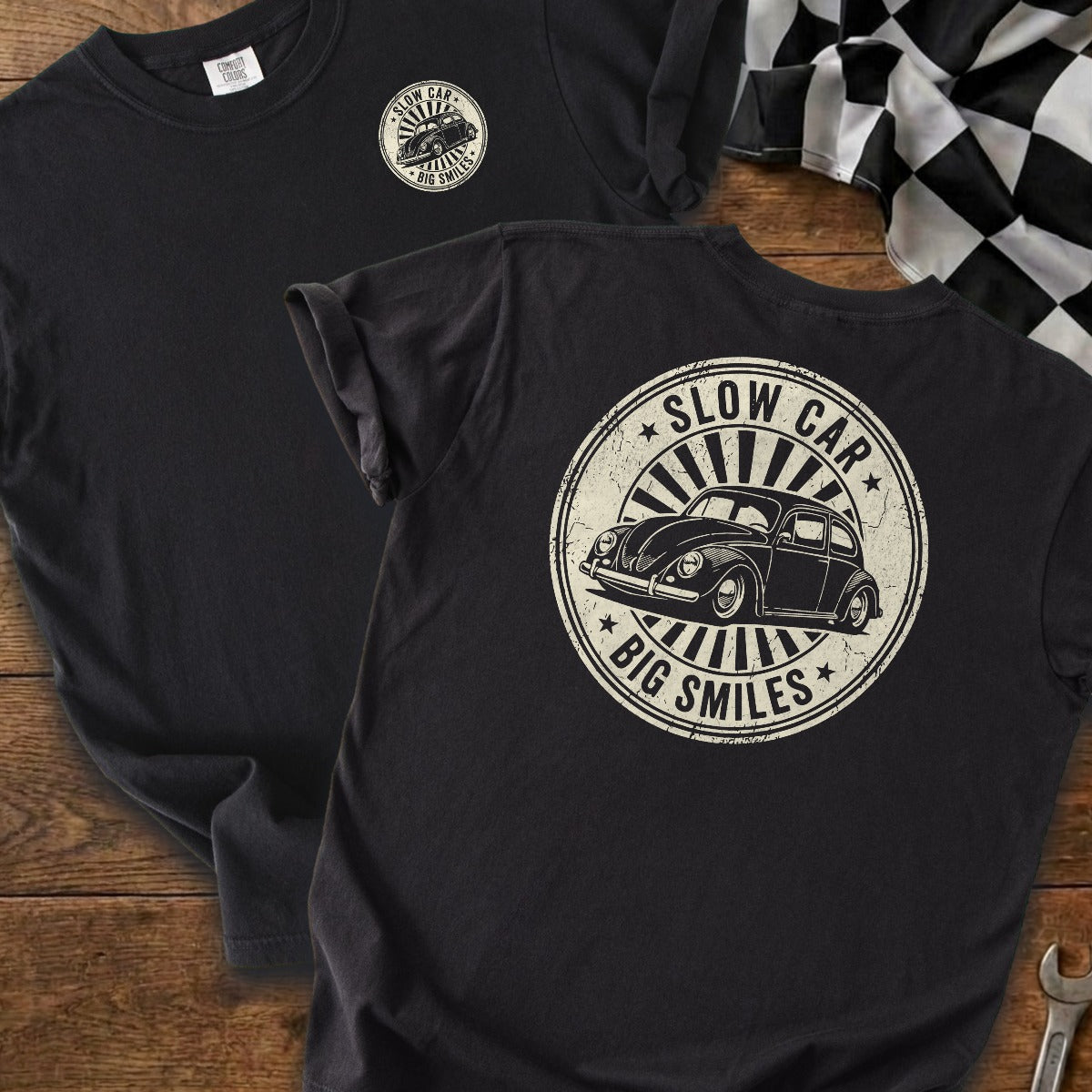 Black | Left Chest + Back