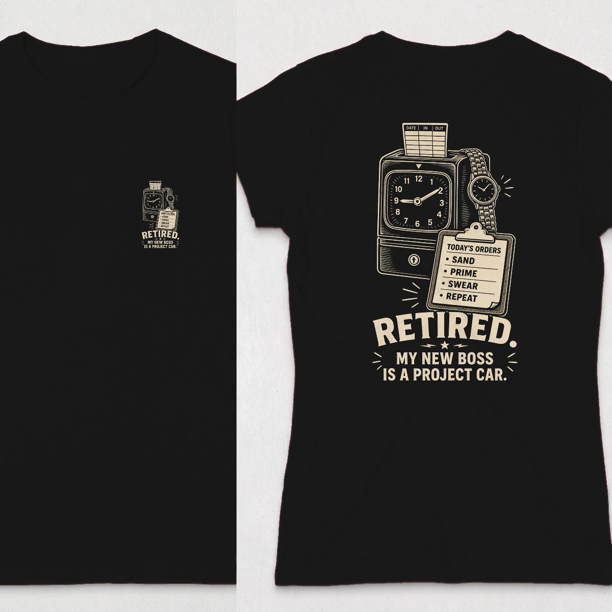 Black | Front & Back