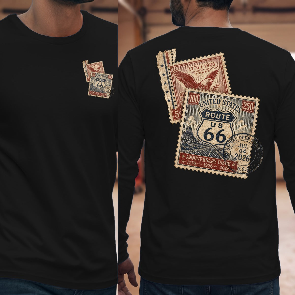 Black | Front & Back