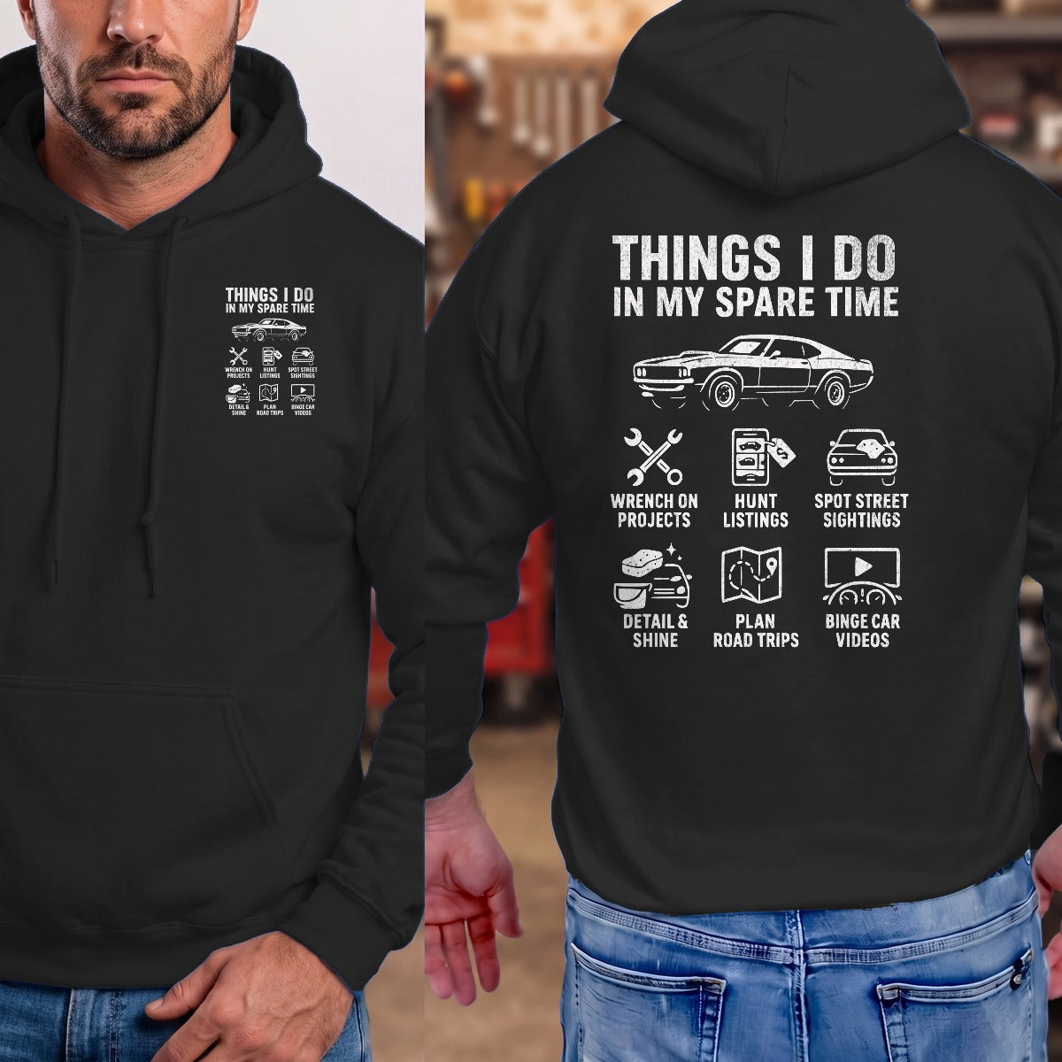 Black | Front & Back