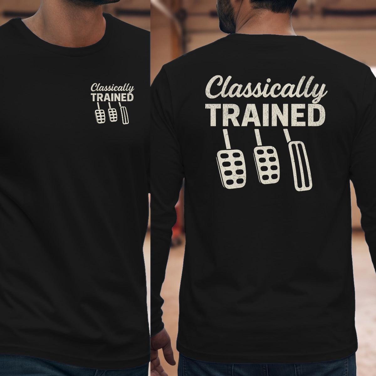 Black | Left Chest + Back