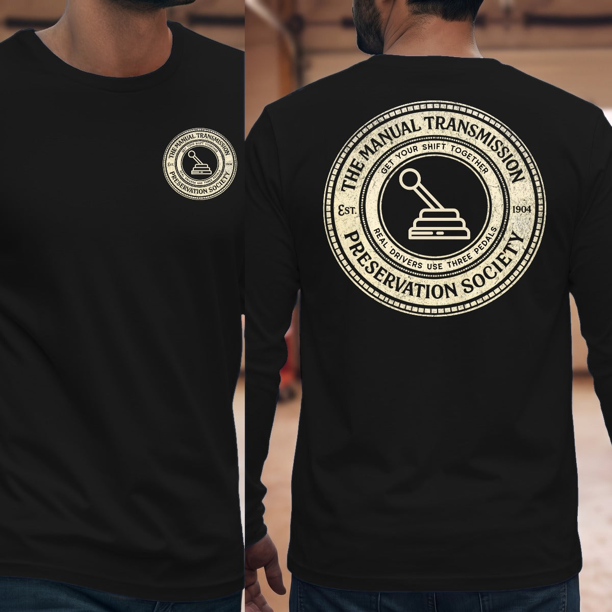 Black | Front & Back