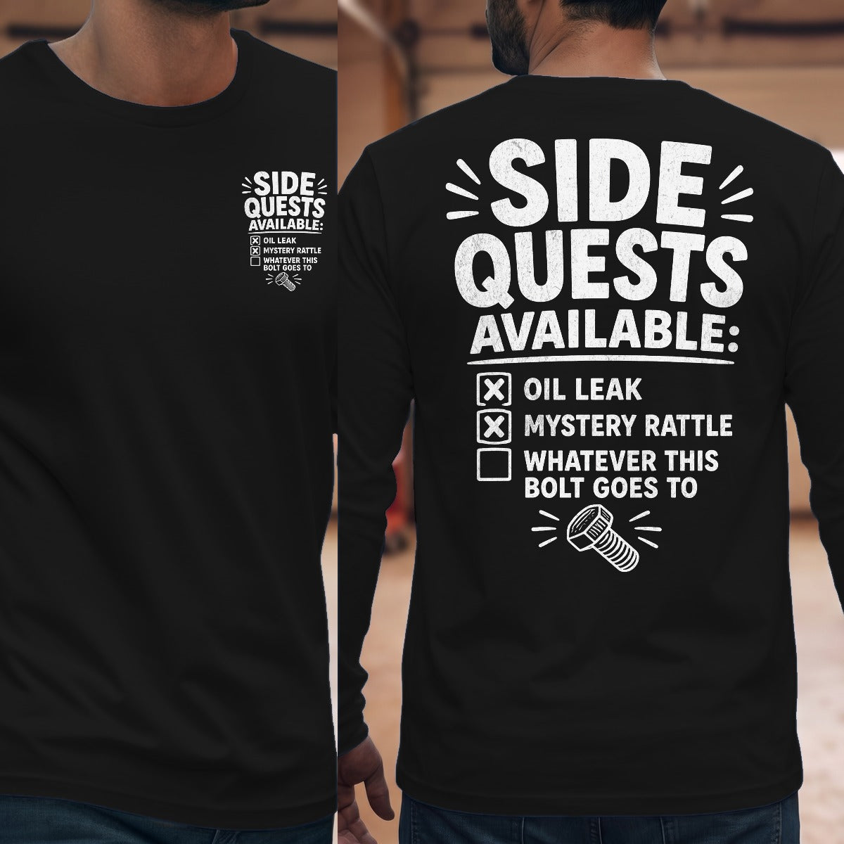 Black | Front & Back