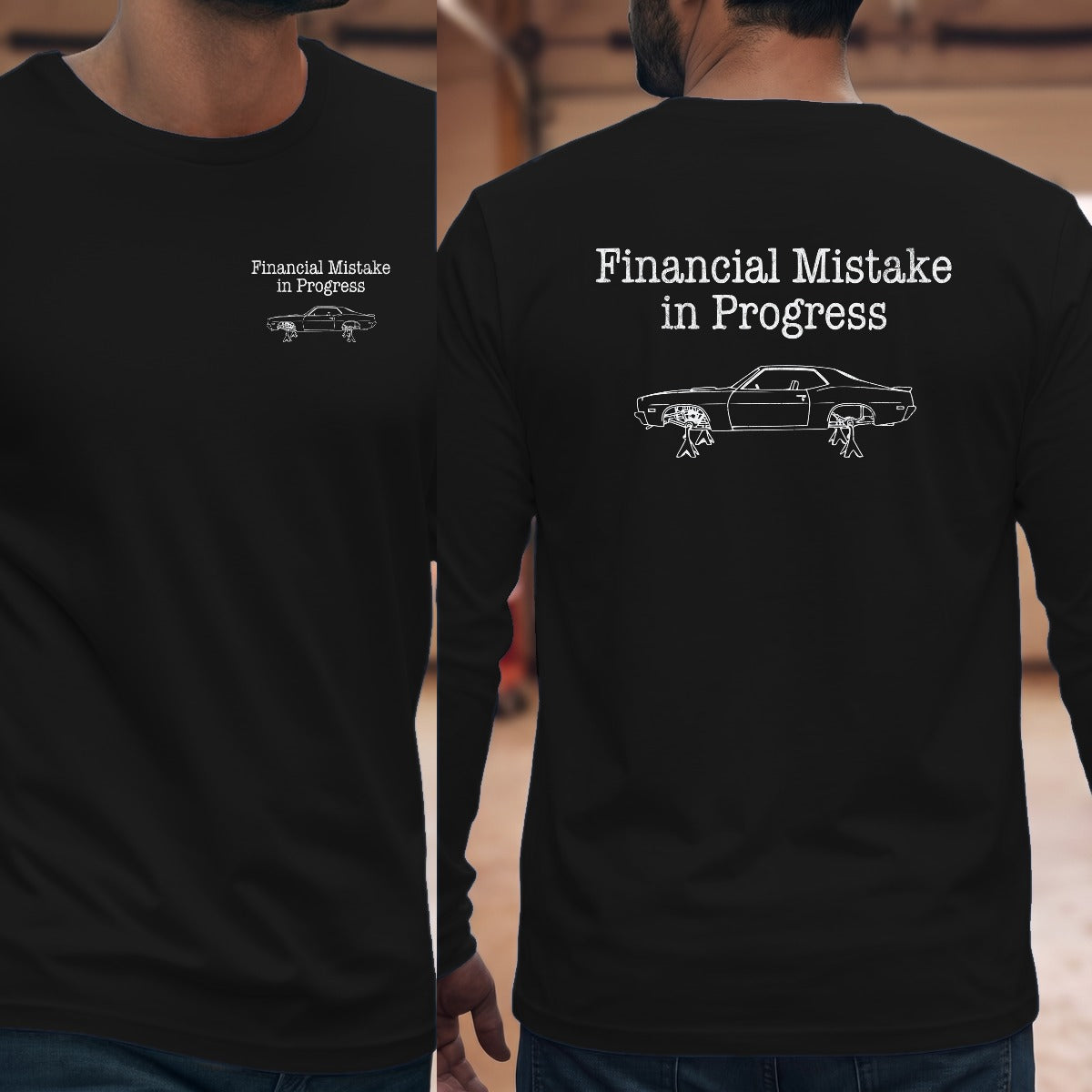 Black | Left Chest + Back