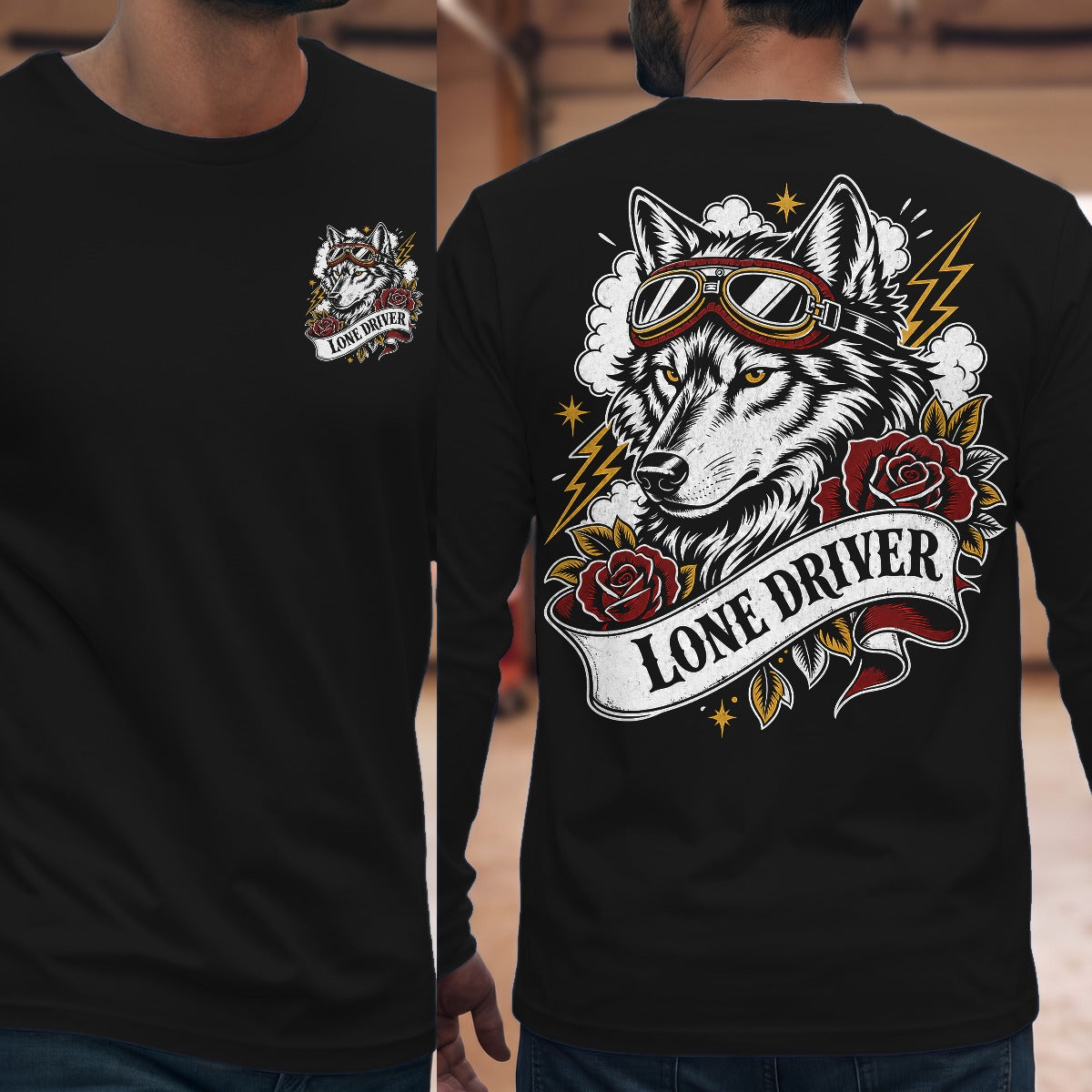 Black | Front & Back