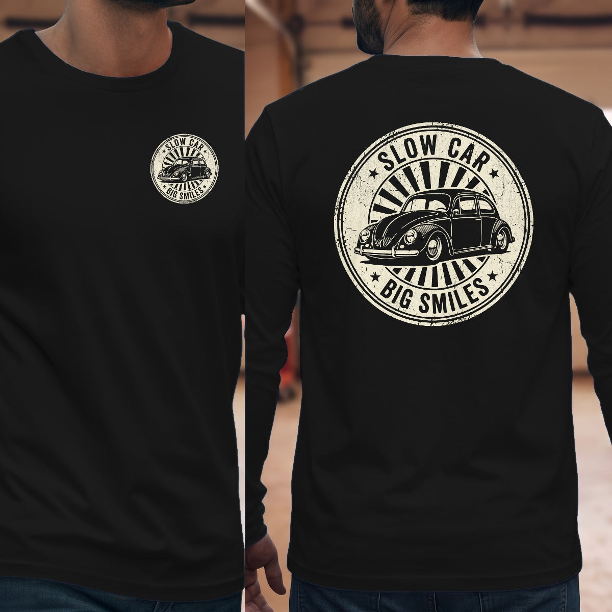 Black | Left Chest + Back