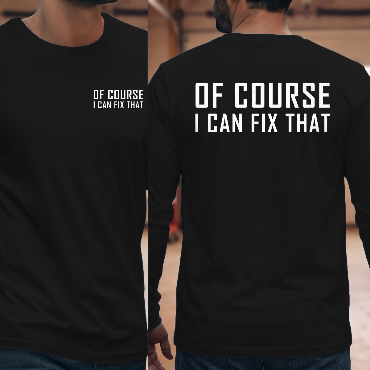 Black | Front & Back
