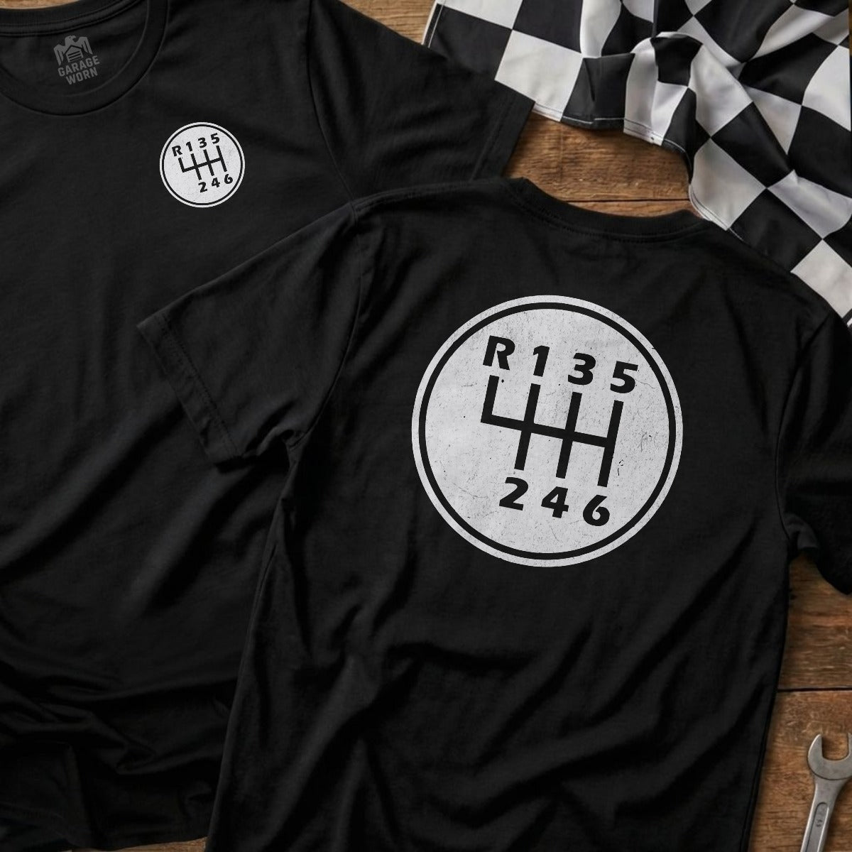 Black | Left Chest + Back